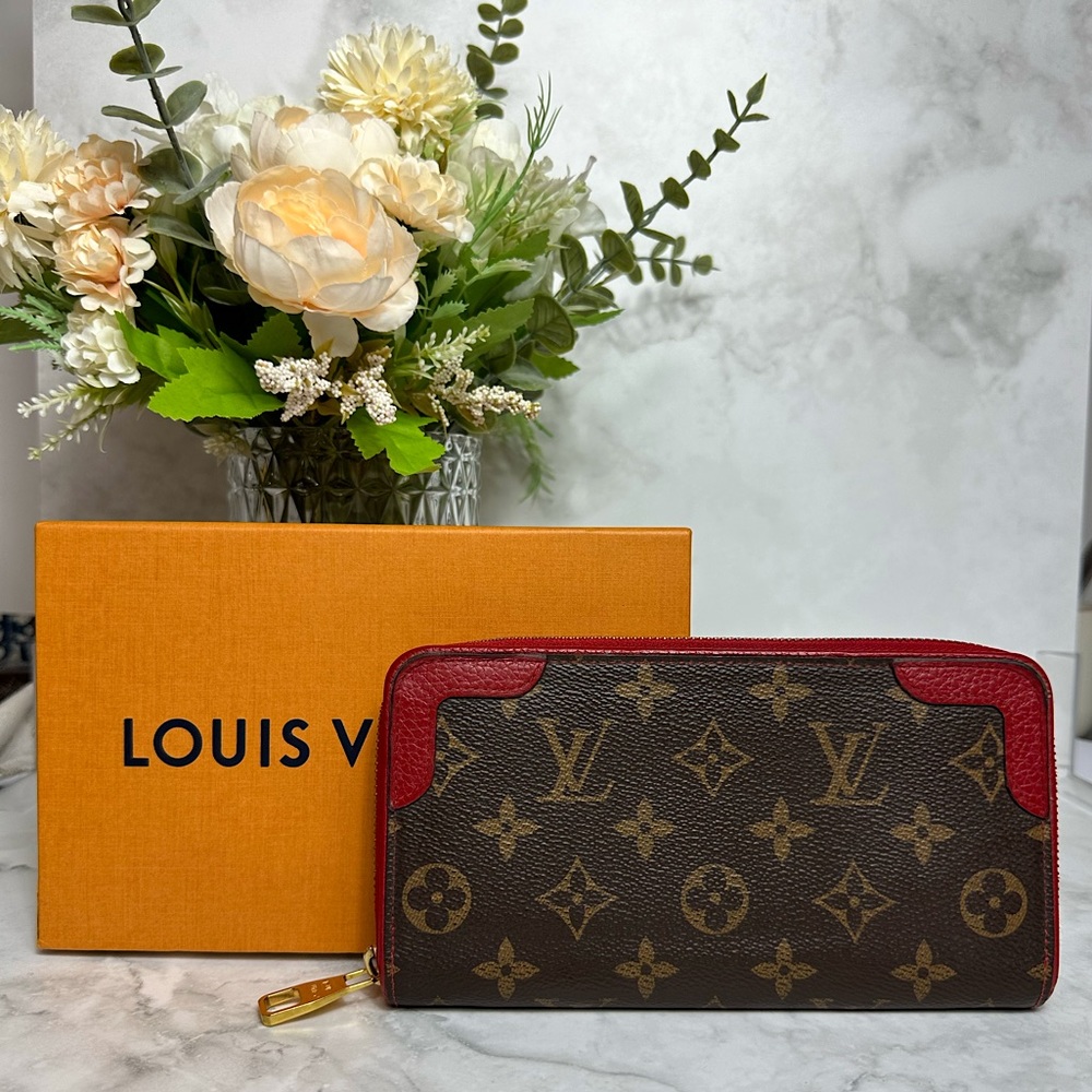 🔥 LOUIS VUITTON RETIRO MONOGRAM ZIPPY WALLET🔥